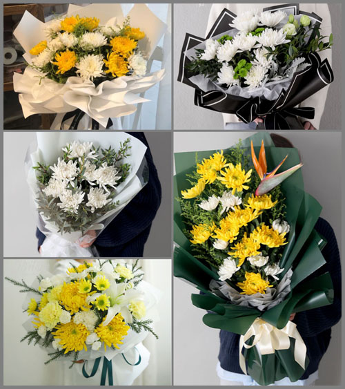 广东梅州市五华县潭下镇福灵村白事花束代送